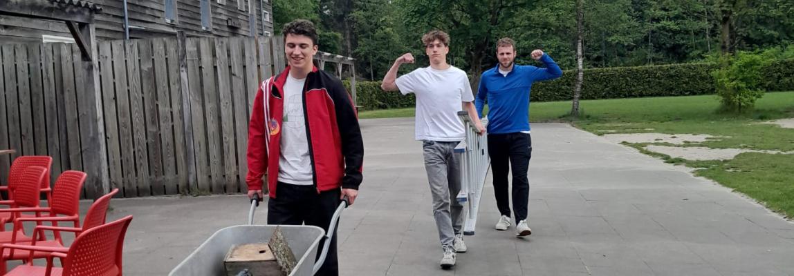 Achter de schermen bij de teambuilding activiteit van de ABEL Introcommissie